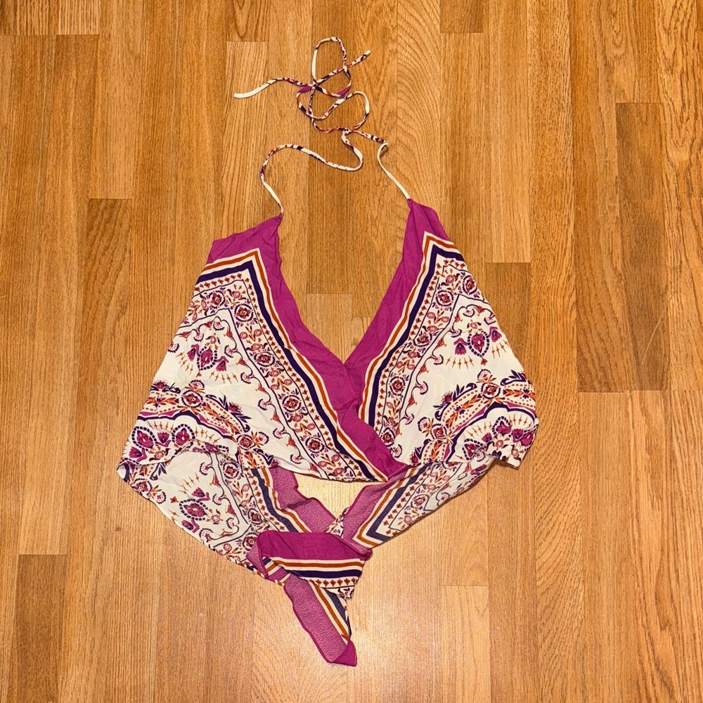 Forever 21 Open Back Halter Top